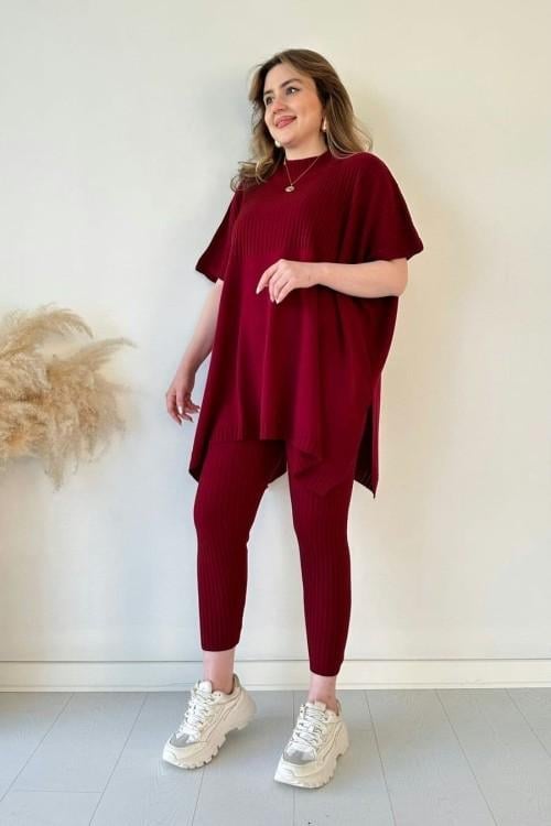 Eaksone - Fresh and elegant knitted two-piece set