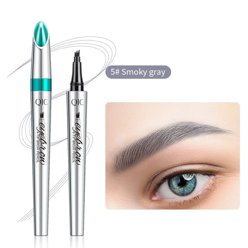 Eaksone - 3D Waterproof 4 Fork Tip Eyebrow Pencil