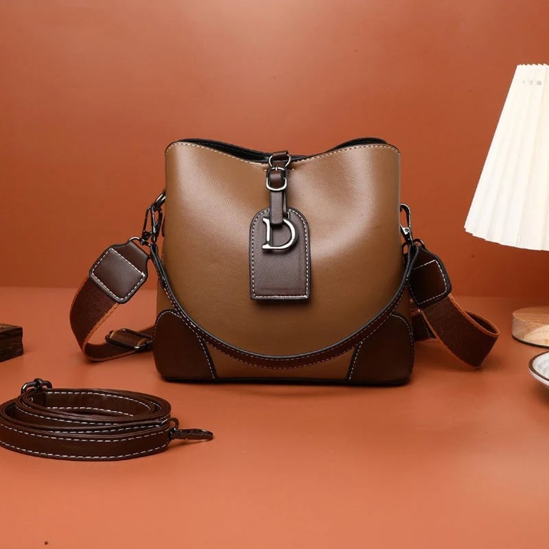 Eaksone - Genuine Leather Niche Women's Shoulder Bag