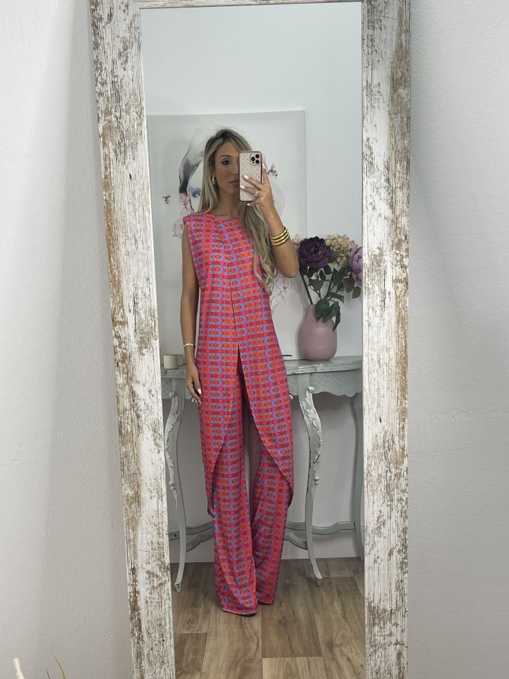 Eaksone - New Arrival Abstract Printed Comfy Suit For Women