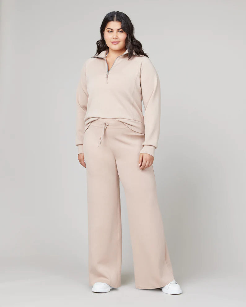 Eaksone - Long Sleeve Wide Leg Jumpsuit