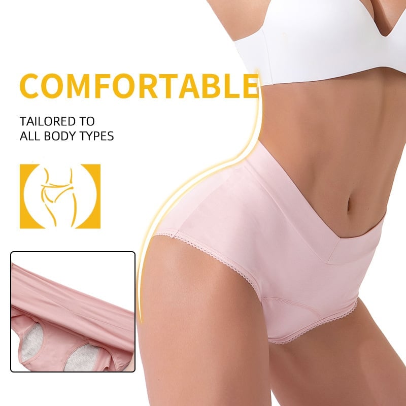Eaksone - High-waisted Leak Proof Panties