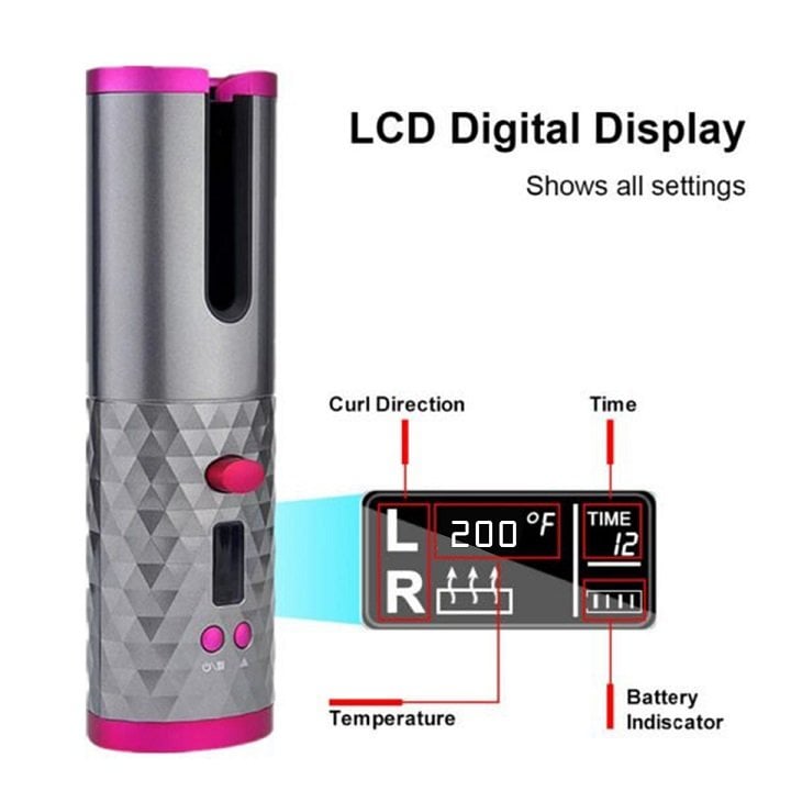 Eaksone - Cordless Automatic Hair Curler