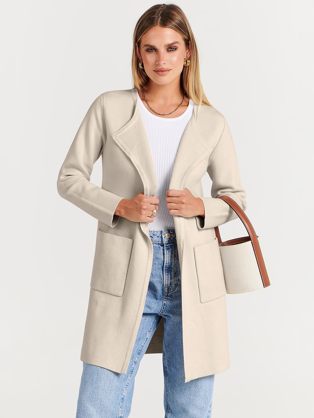 Eaksone - New Style Lapel Classy Coatigan