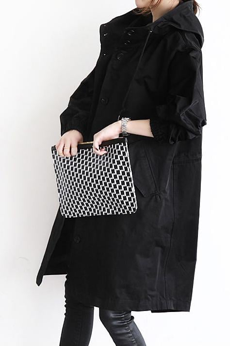 Eaksone - Water Resistant Oversized Hooded Windbreaker Rain Jacket