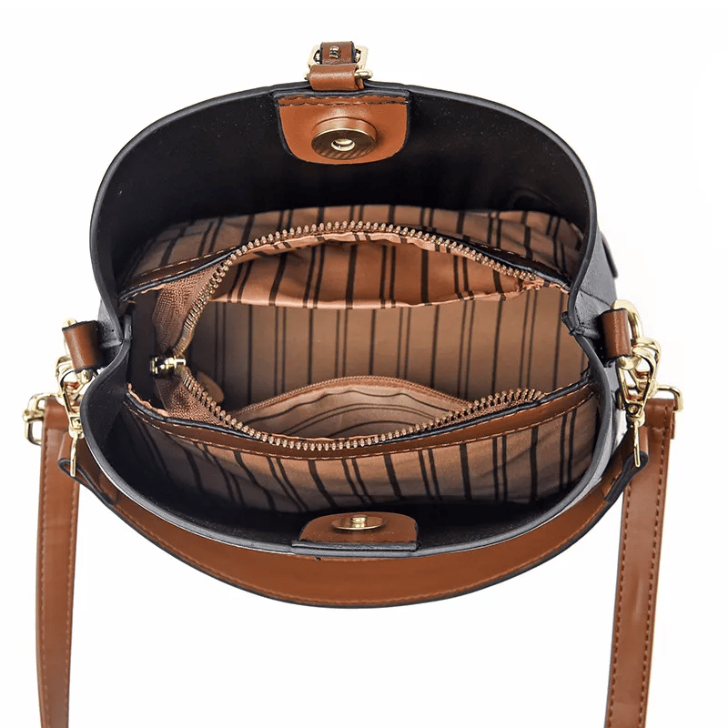 Eaksone - Genuine Leather Niche Women's Shoulder Bag