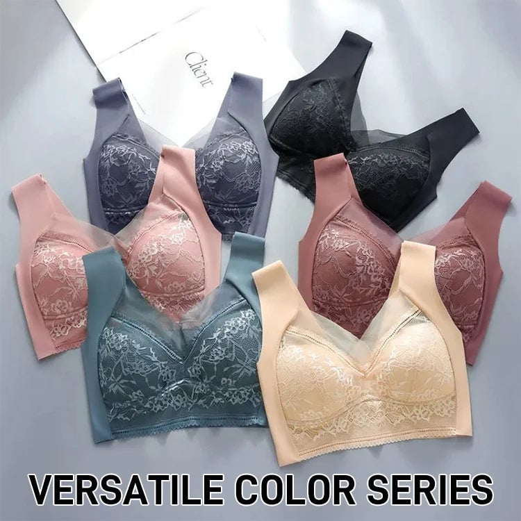 Eaksone - Women’s Lace Ice Silk Bra