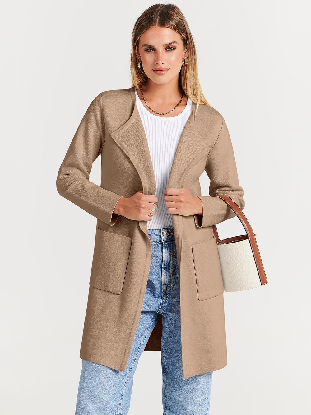 Eaksone - New Style Lapel Classy Coatigan