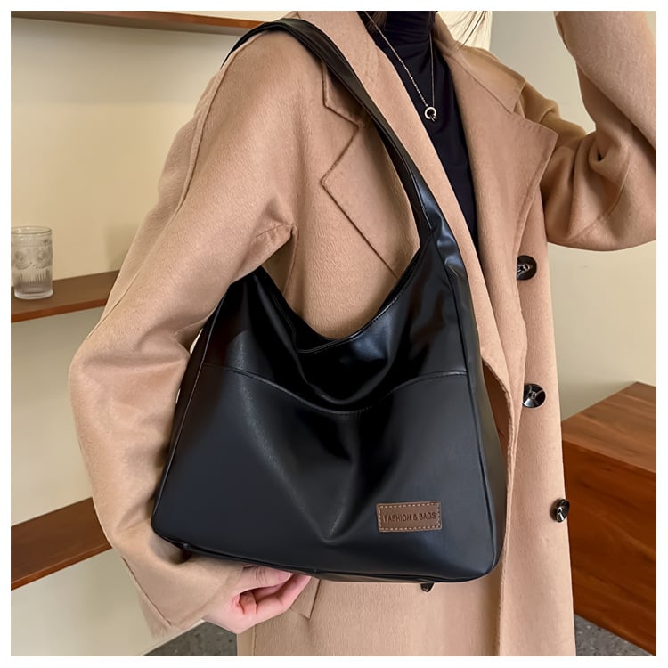 Eaksone - Simple PU leather tote bag