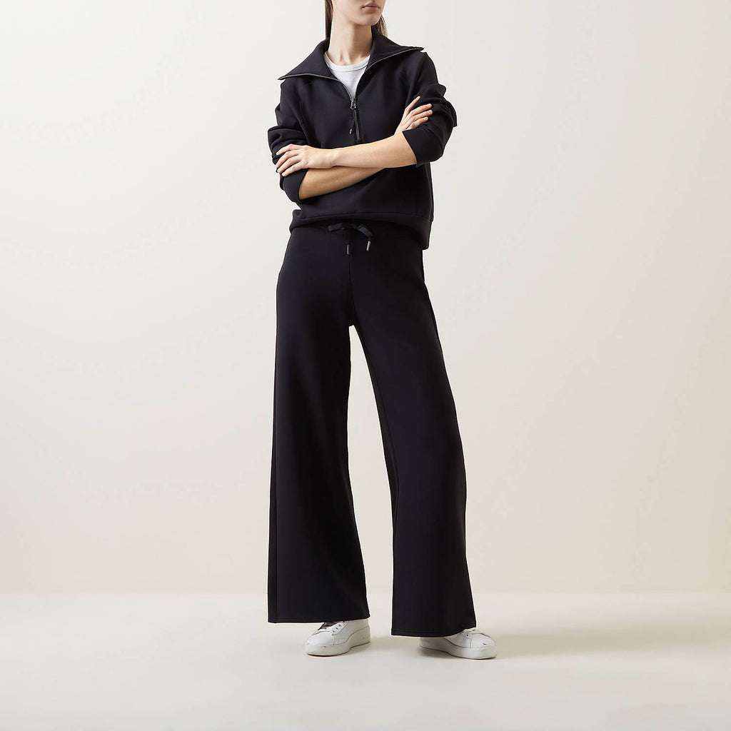 Eaksone - Long Sleeve Wide Leg Jumpsuit