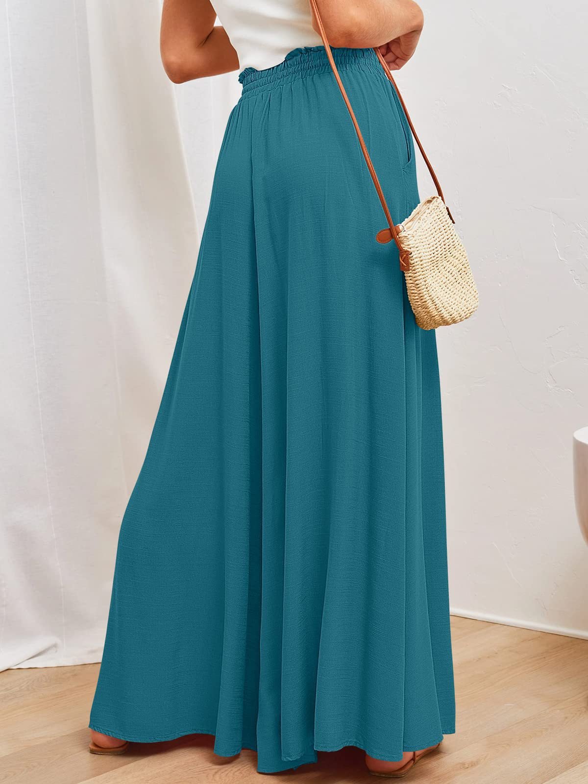 Eaksone - Women's Casual Wide Leg Pants