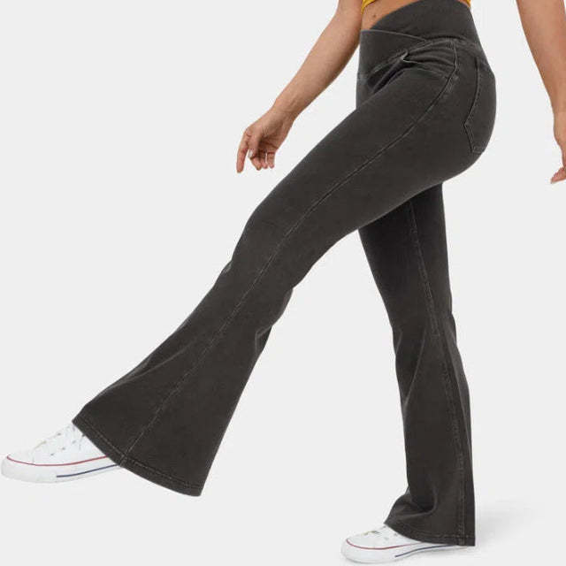 Eaksone - Magic High Waisted Flare Pants