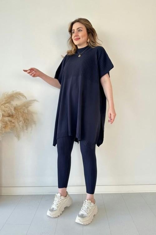 Eaksone - Fresh and elegant knitted two-piece set