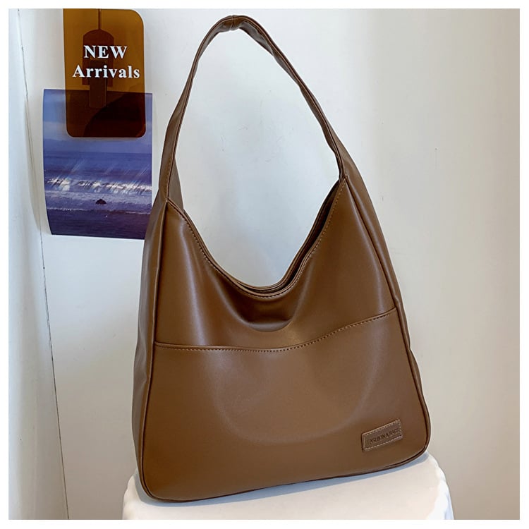 Eaksone - Simple PU leather tote bag