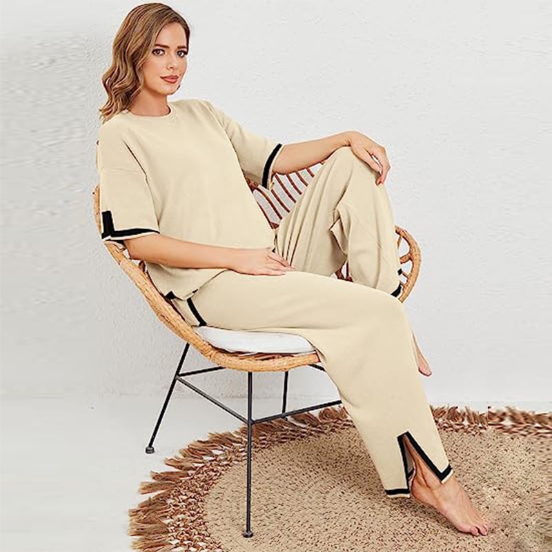 Eaksone - Classy Elastic Knit Lounge Set