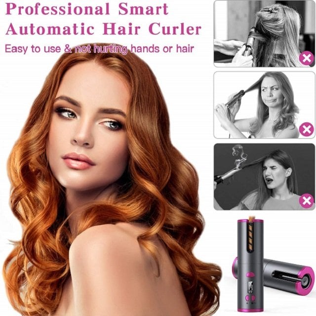 Eaksone - Cordless Automatic Hair Curler