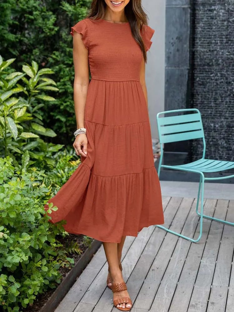 Eaksone - Comfortable summer maxi skirt