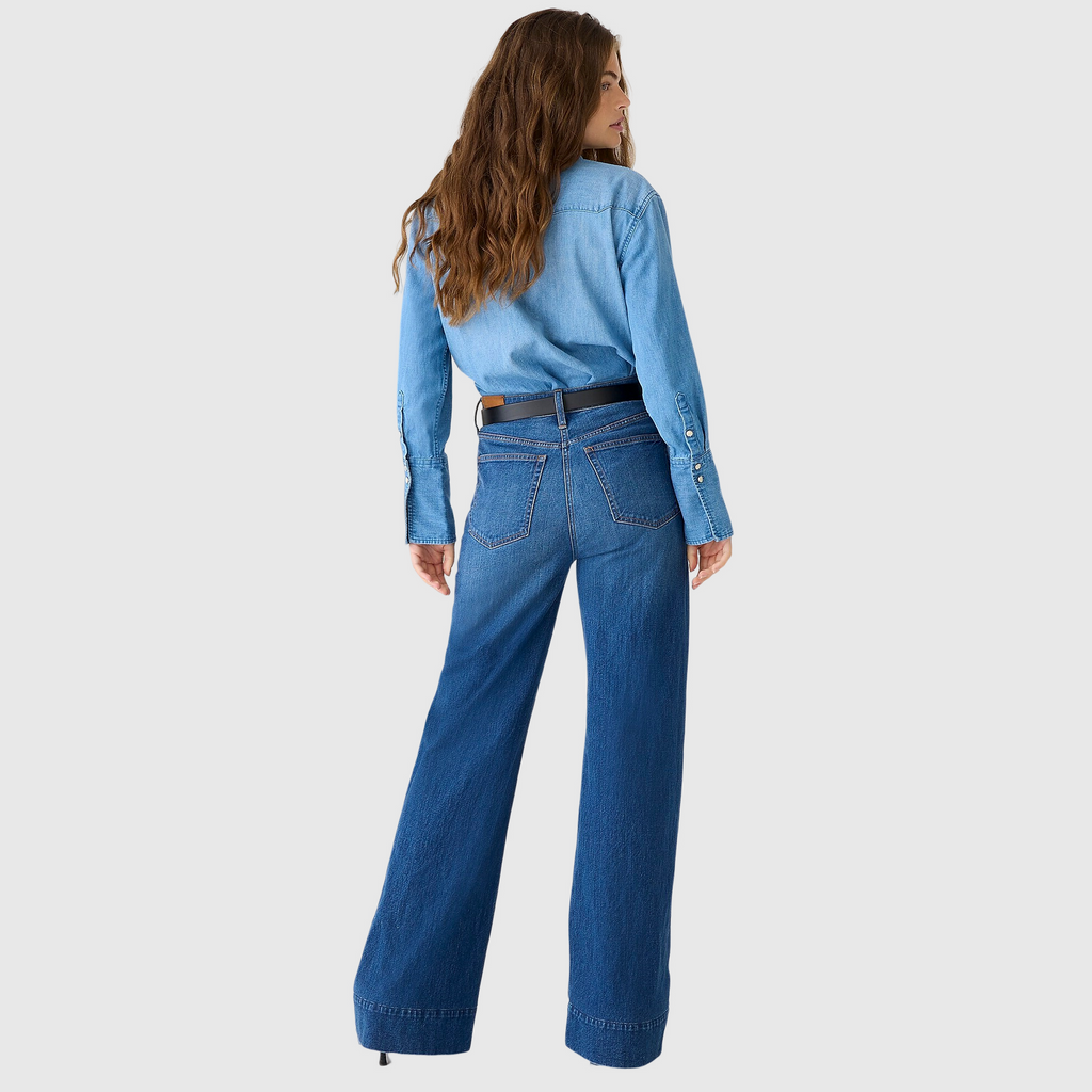 Eaksone - Tall Wide Leg Denim Trouser
