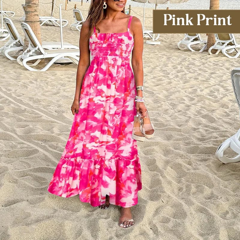 Eaksone - Floral Cami Maxi Dress