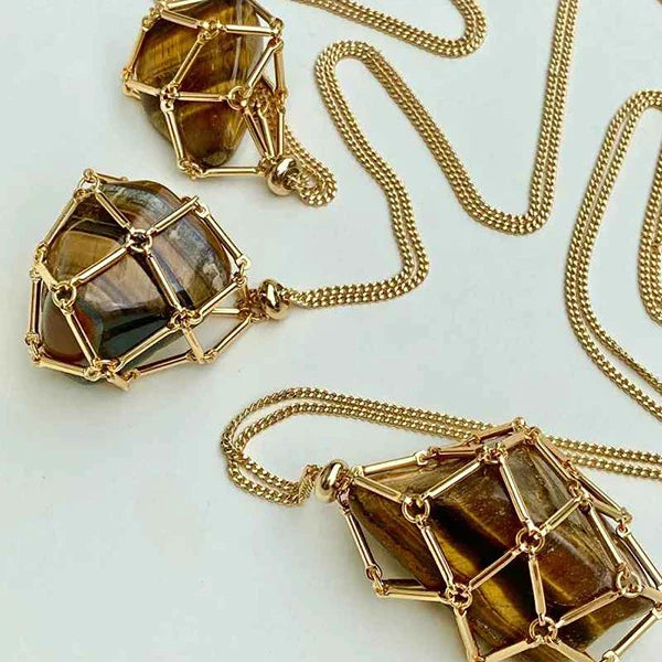 Eaksone - Crystal Gemstone Necklace
