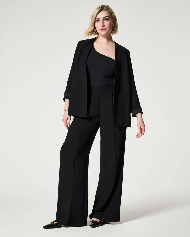 Eaksone - Crepe Pleated Pants