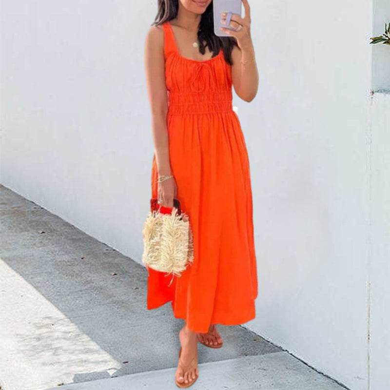 Eaksone - Women's Smocked Dress