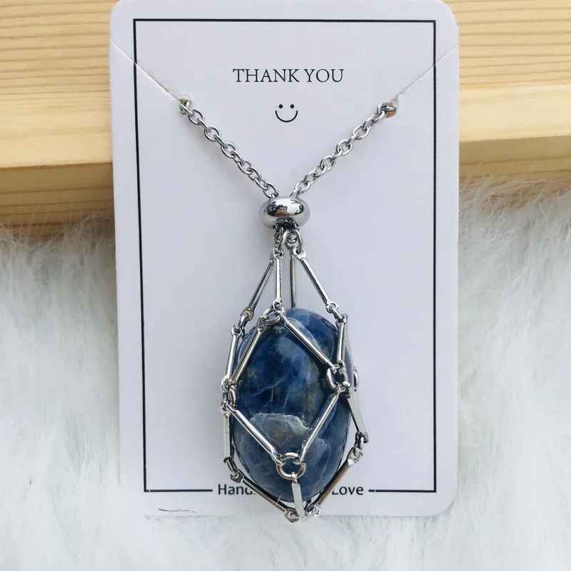 Eaksone - Crystal Gemstone Necklace