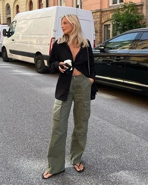 Eaksone - Adjustable Straight Fit Cargo Pants