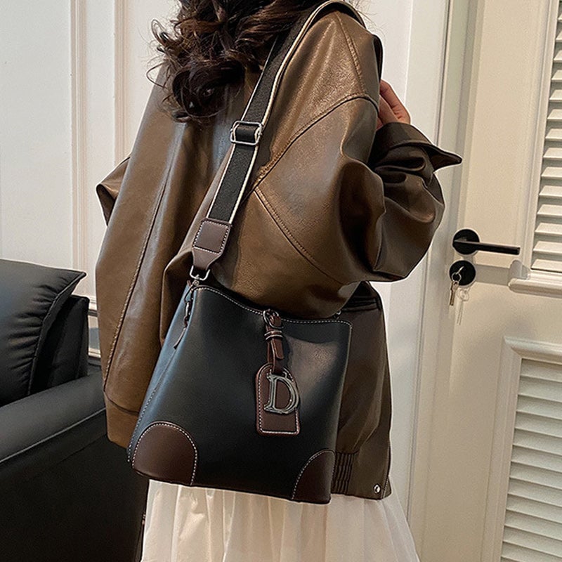 Eaksone - Genuine Leather Niche Women's Shoulder Bag