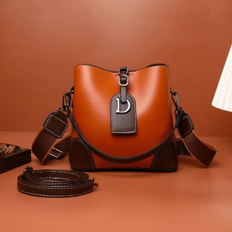 Eaksone - Genuine Leather Niche Women's Shoulder Bag