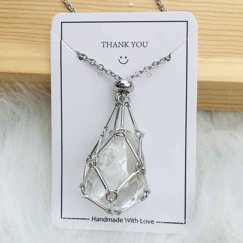 Eaksone - Crystal Gemstone Necklace