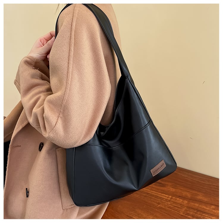 Eaksone - Simple PU leather tote bag