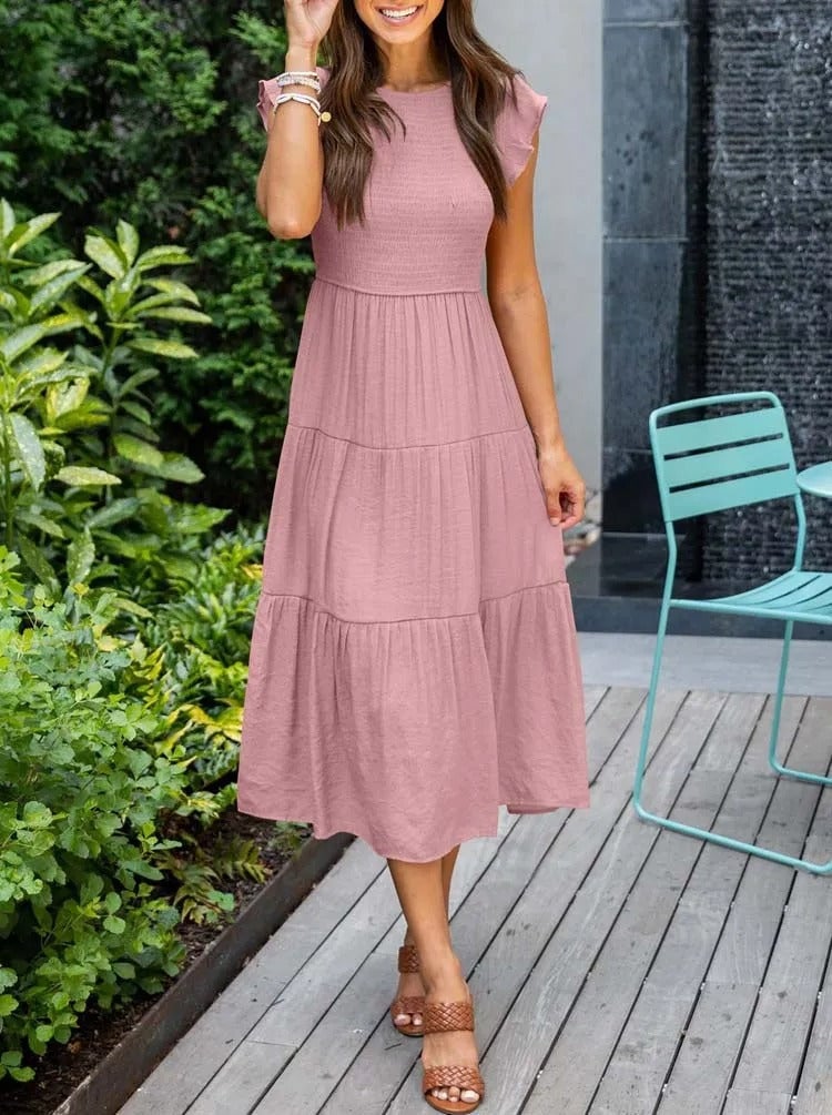 Eaksone - Comfortable summer maxi skirt