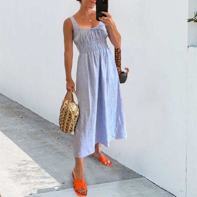Eaksone - Women's Smocked Dress