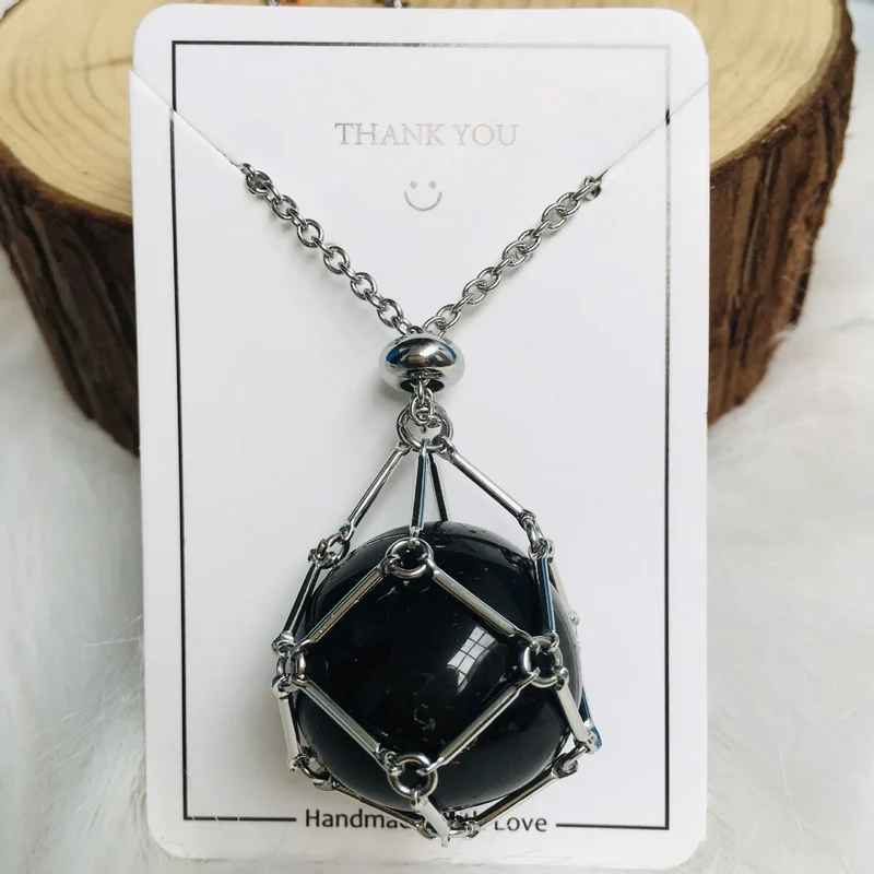 Eaksone - Crystal Gemstone Necklace