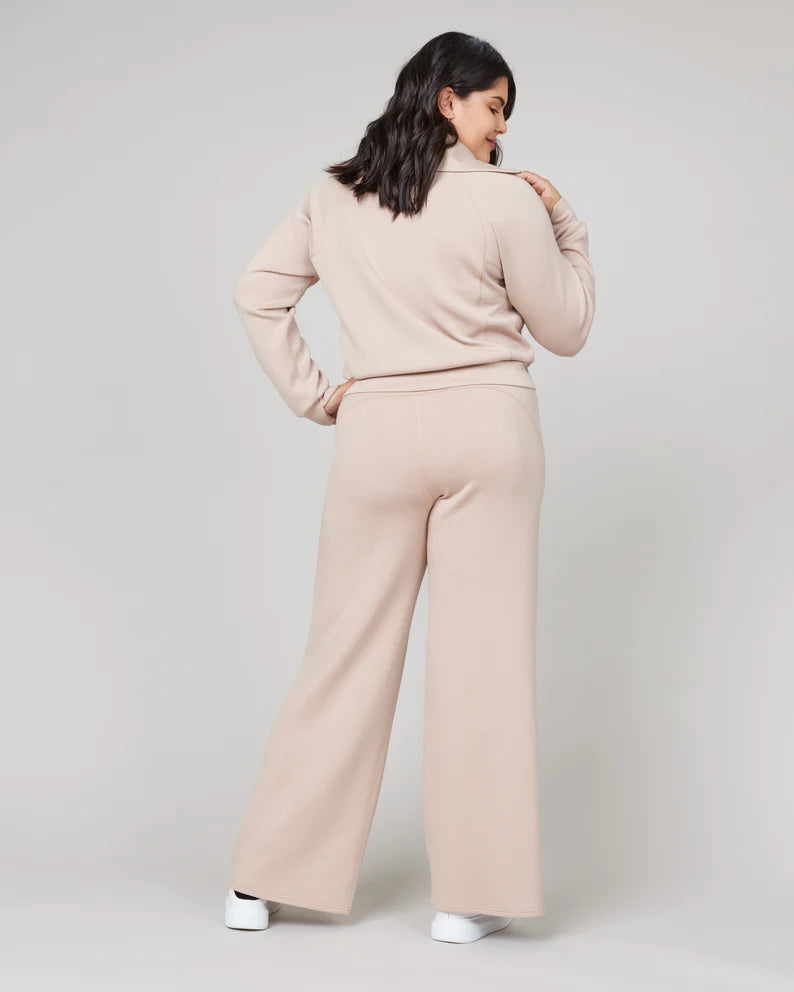 Eaksone - Long Sleeve Wide Leg Jumpsuit