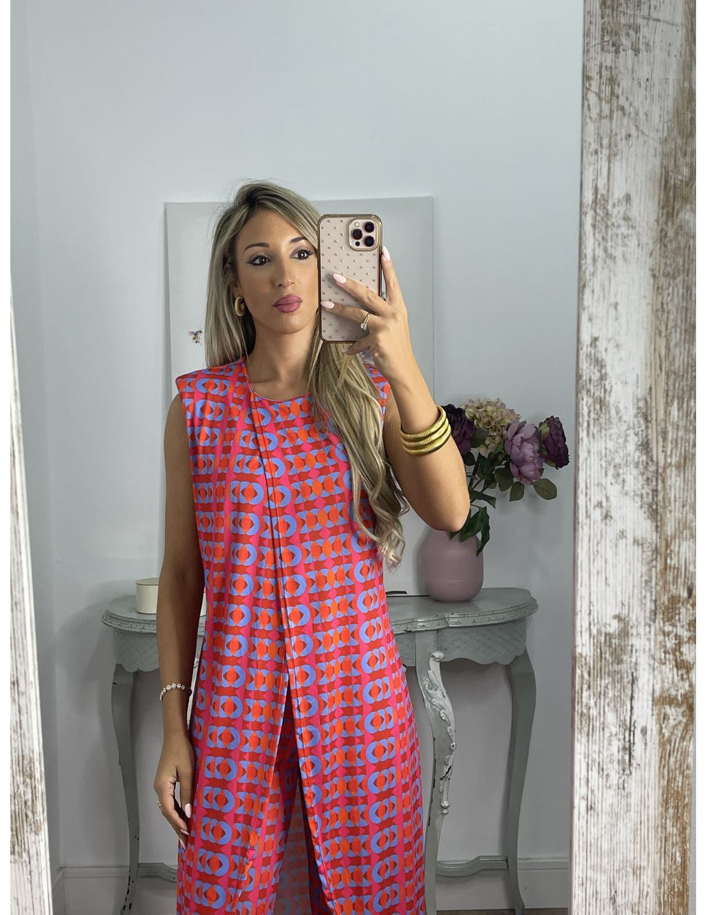 Eaksone - New Arrival Abstract Printed Comfy Suit For Women