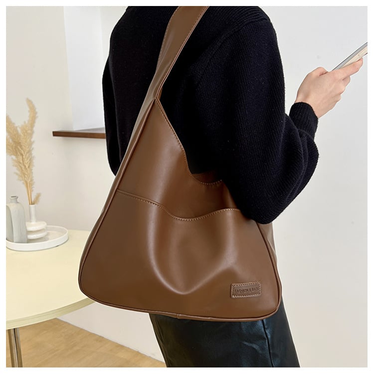 Eaksone - Simple PU leather tote bag
