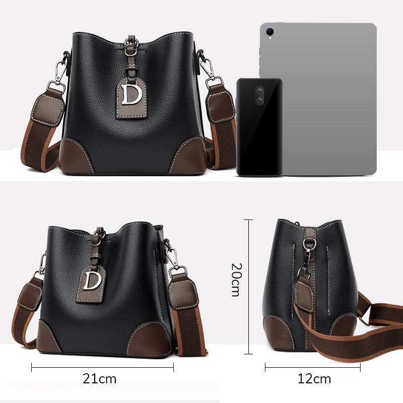 Eaksone - Genuine Leather Niche Women's Shoulder Bag