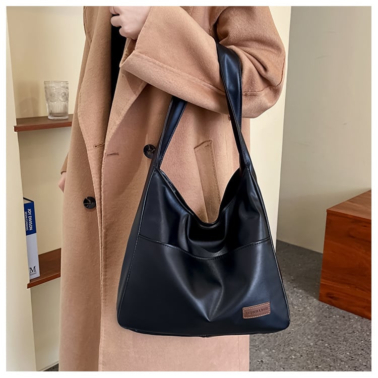 Eaksone - Simple PU leather tote bag