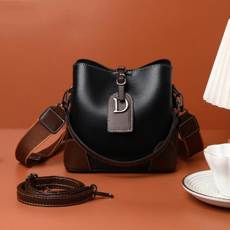 Eaksone - Genuine Leather Niche Women's Shoulder Bag