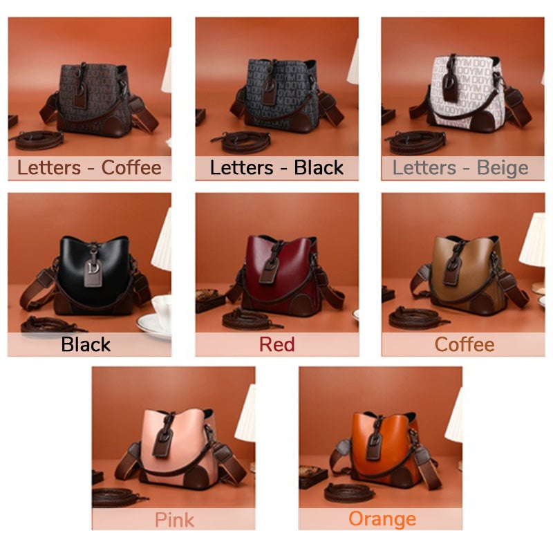 Eaksone - Genuine Leather Niche Women's Shoulder Bag