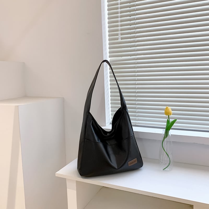Eaksone - Simple PU leather tote bag