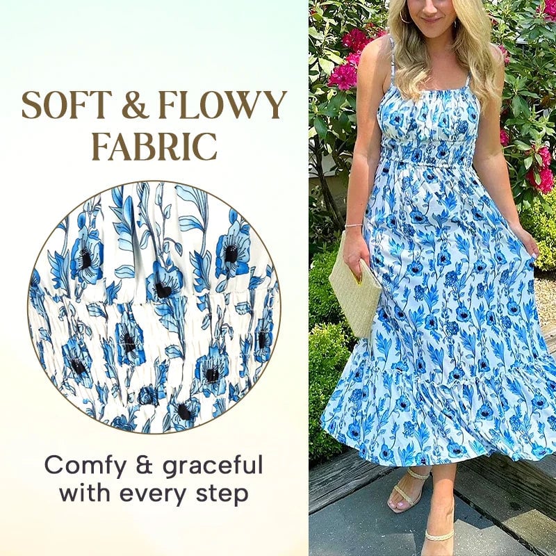 Eaksone - Floral Cami Maxi Dress