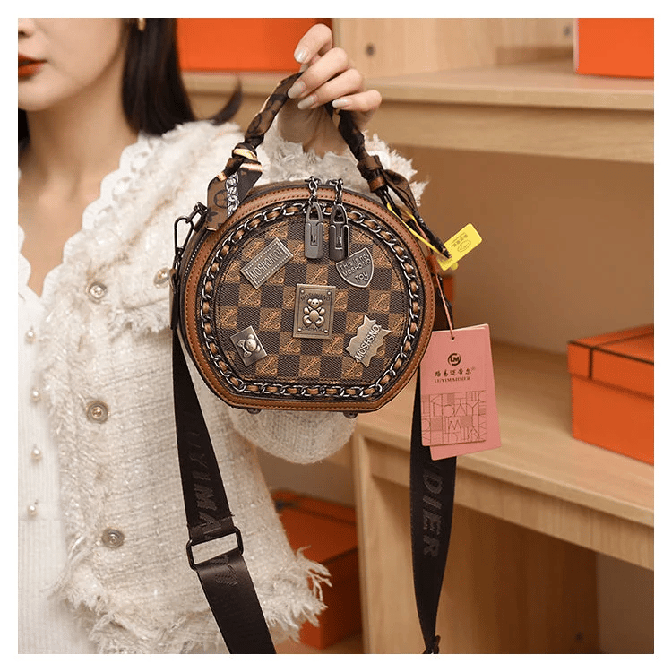 Eaksone - vintage bear badge print bags