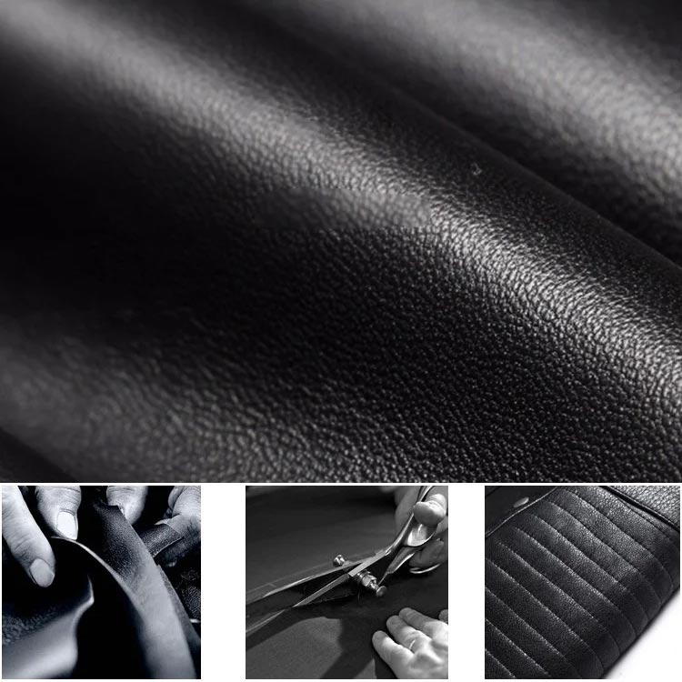 Eaksone - Women's 3-button quilted matte leather leggings
