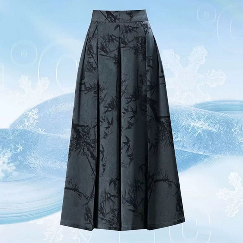Eaksone - Women’s  Elegant Chiffon Wide Leg Culottes