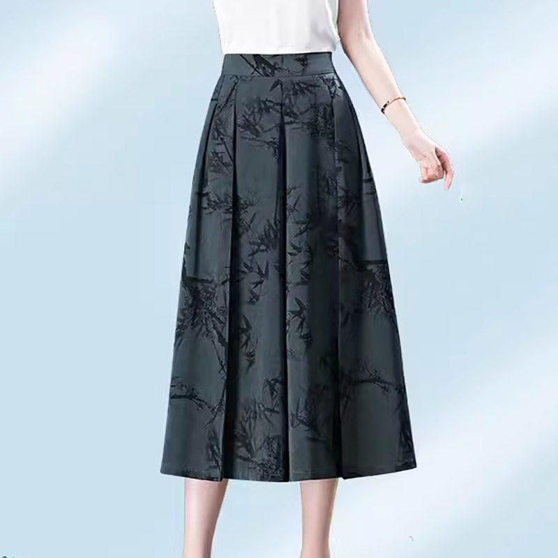 Eaksone - Women’s  Elegant Chiffon Wide Leg Culottes